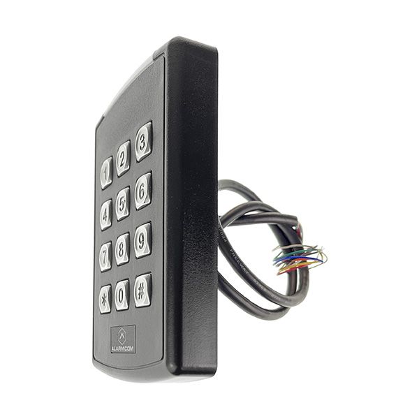 Alarm.com Single-Gang Card Reader for Access Control with Keypad, OSDP & Wiegand Compatible, Supports DESFire, NFC, BLE, & Proximity (ADC-AC-ET25)