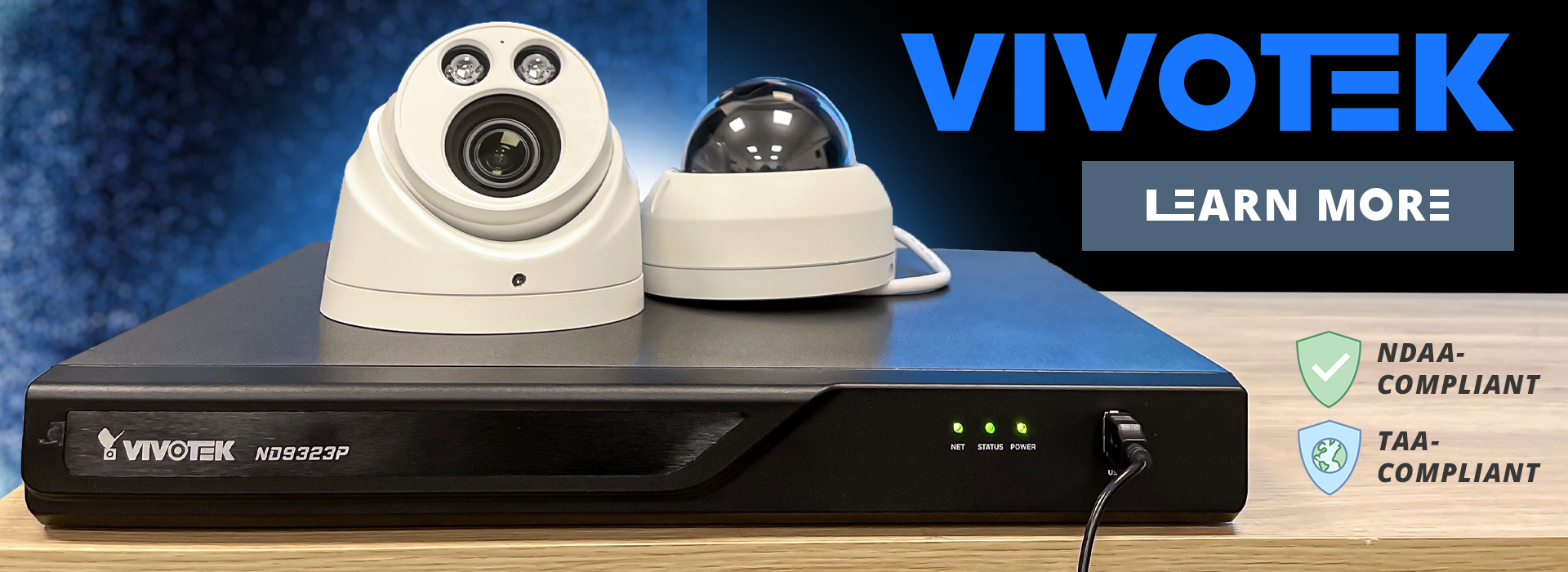 Click to learn more about our newest product line, Vivotek
